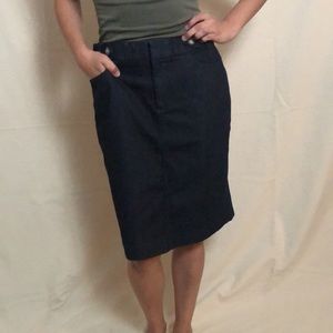 Banana Republic Jean pencil skirt